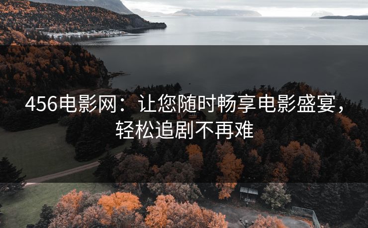 456电影网：让您随时畅享电影盛宴，轻松追剧不再难